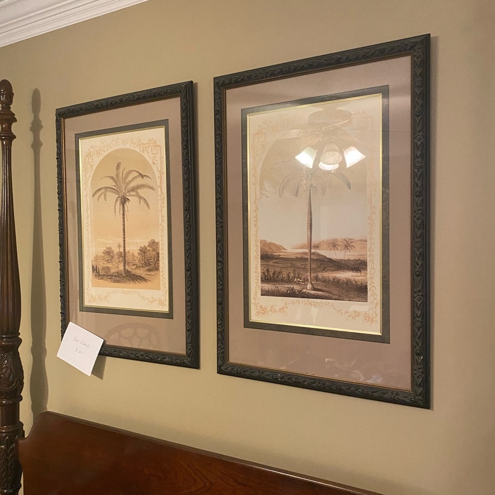 Set of Palm Tree Prints